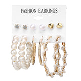 17KM Tassel Acrylic Earrings For Women Bohemian Earrings Set Big Geometric Drop Earring 2019 Brincos Female DIY Fashion Jewelry