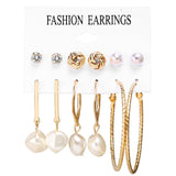 17KM Tassel Acrylic Earrings For Women Bohemian Earrings Set Big Geometric Drop Earring 2019 Brincos Female DIY Fashion Jewelry