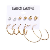 17KM Tassel Acrylic Earrings For Women Bohemian Earrings Set Big Geometric Drop Earring 2019 Brincos Female DIY Fashion Jewelry